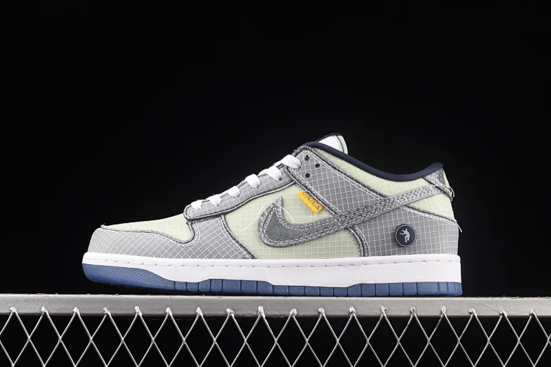 All categories Nk SB Dunk Series Nk SB Dunk Low low-top sneakers Unlon x Nk SB Dunk Low joint model dark blue green SB smashed backboard fashion casual sneakers DJ9649-401